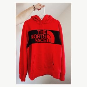 The Forth Face - Red Hoodie with Black Logo.